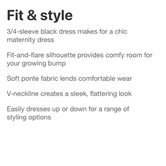 The NINES by HATCH LITTLE BLACK MATERNITY DRESS size XS X-small red - Picture 5 of 12